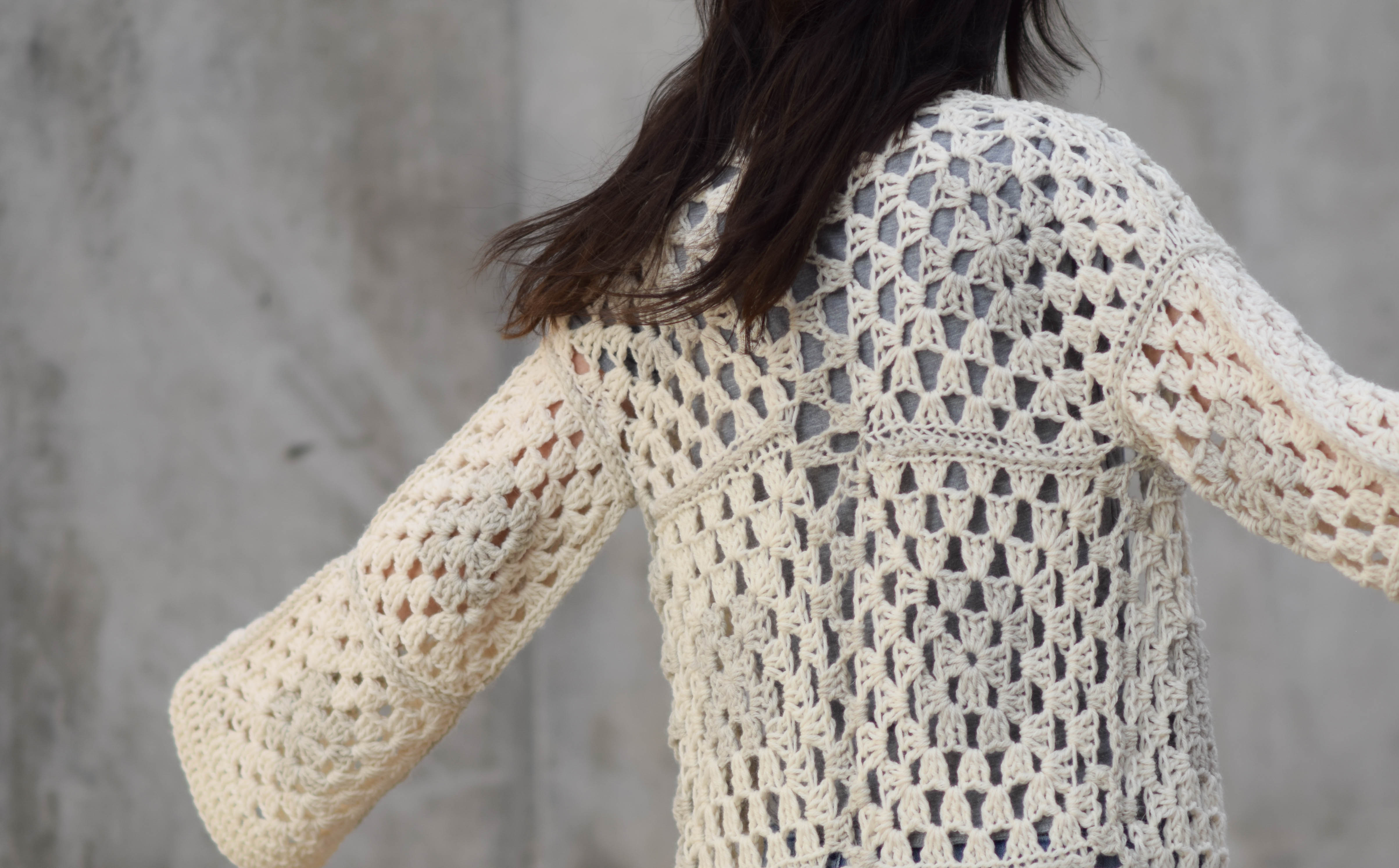 Arlo Granny Square Crocheted Cardigan Pattern – Mama In A Stitch