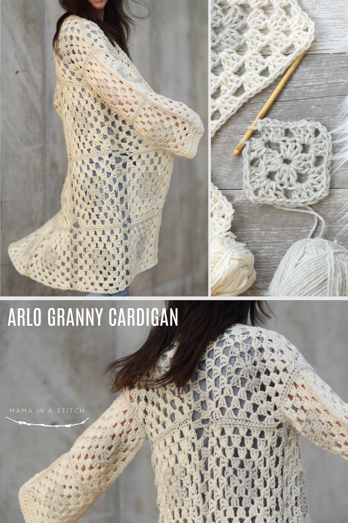 Arlo Granny Square Crocheted Cardigan Pattern Mama In A Stitch,How Long To Defrost Turkey In Refrigerator