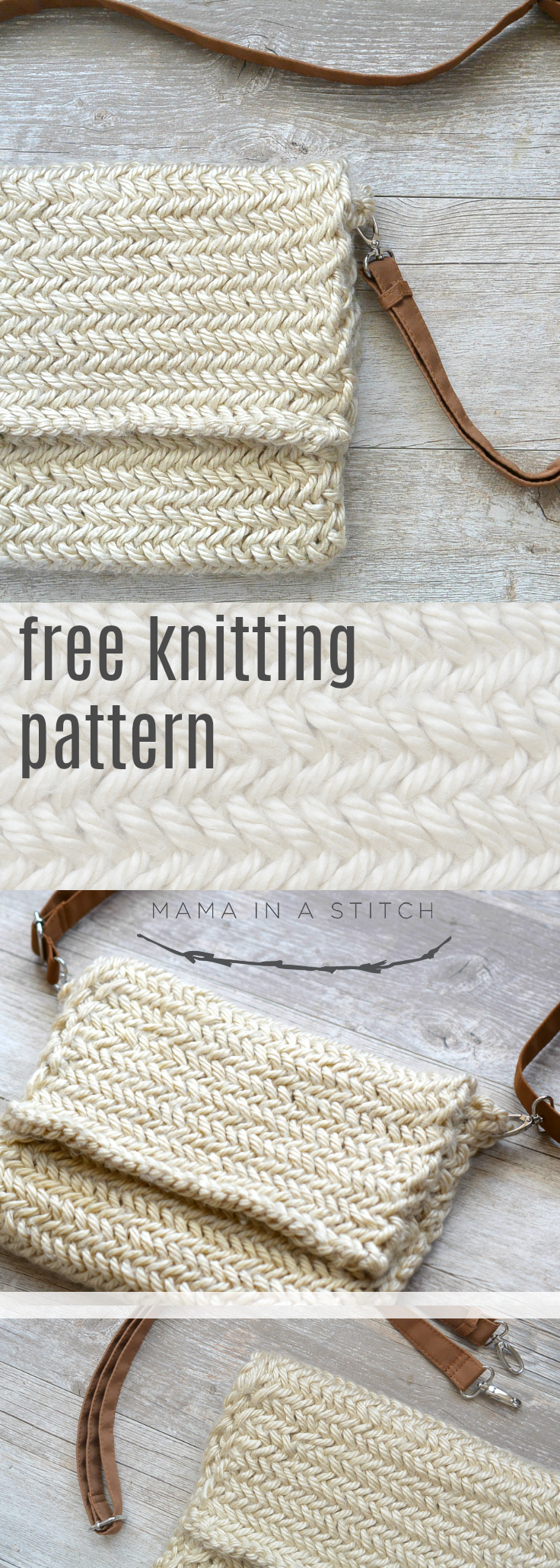 Herringbone Bag Knitting Pattern