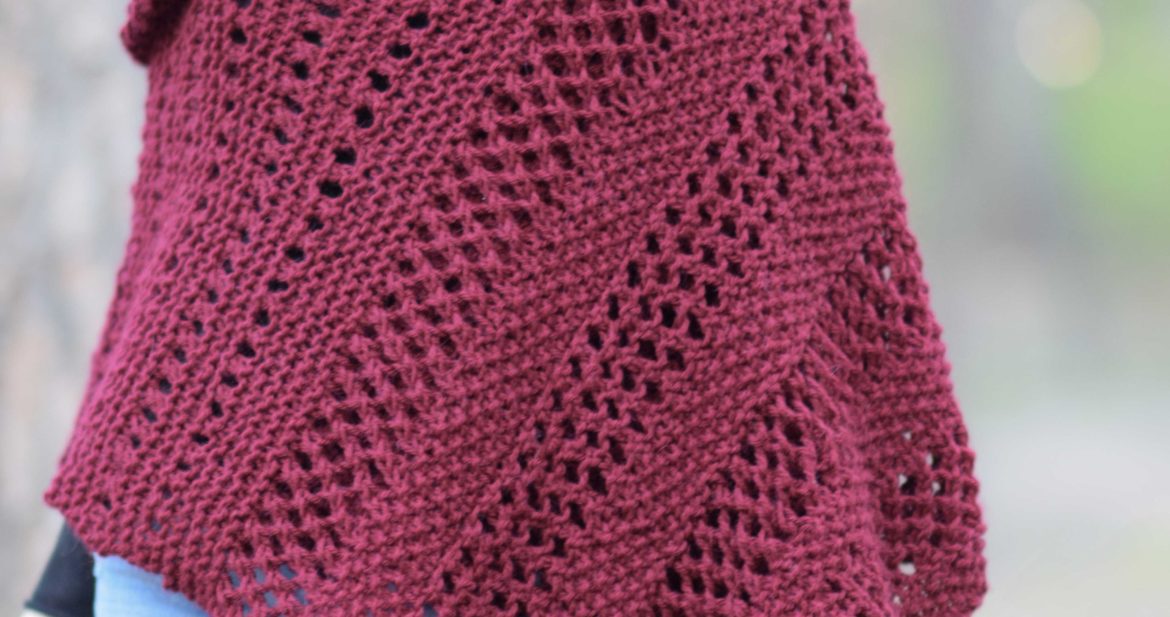 Merlot Alpaca Wrap Shawl Knitting Pattern Mama In A Stitch