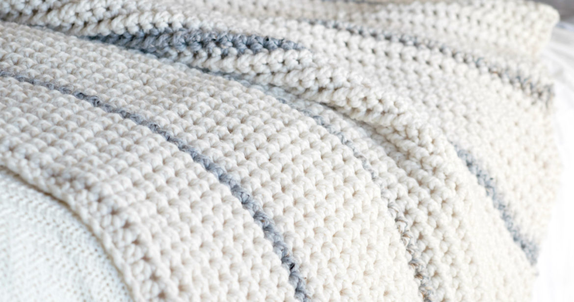 Winter Chunky Ribbed Crochet Afghan Pattern Mama In A Stitch