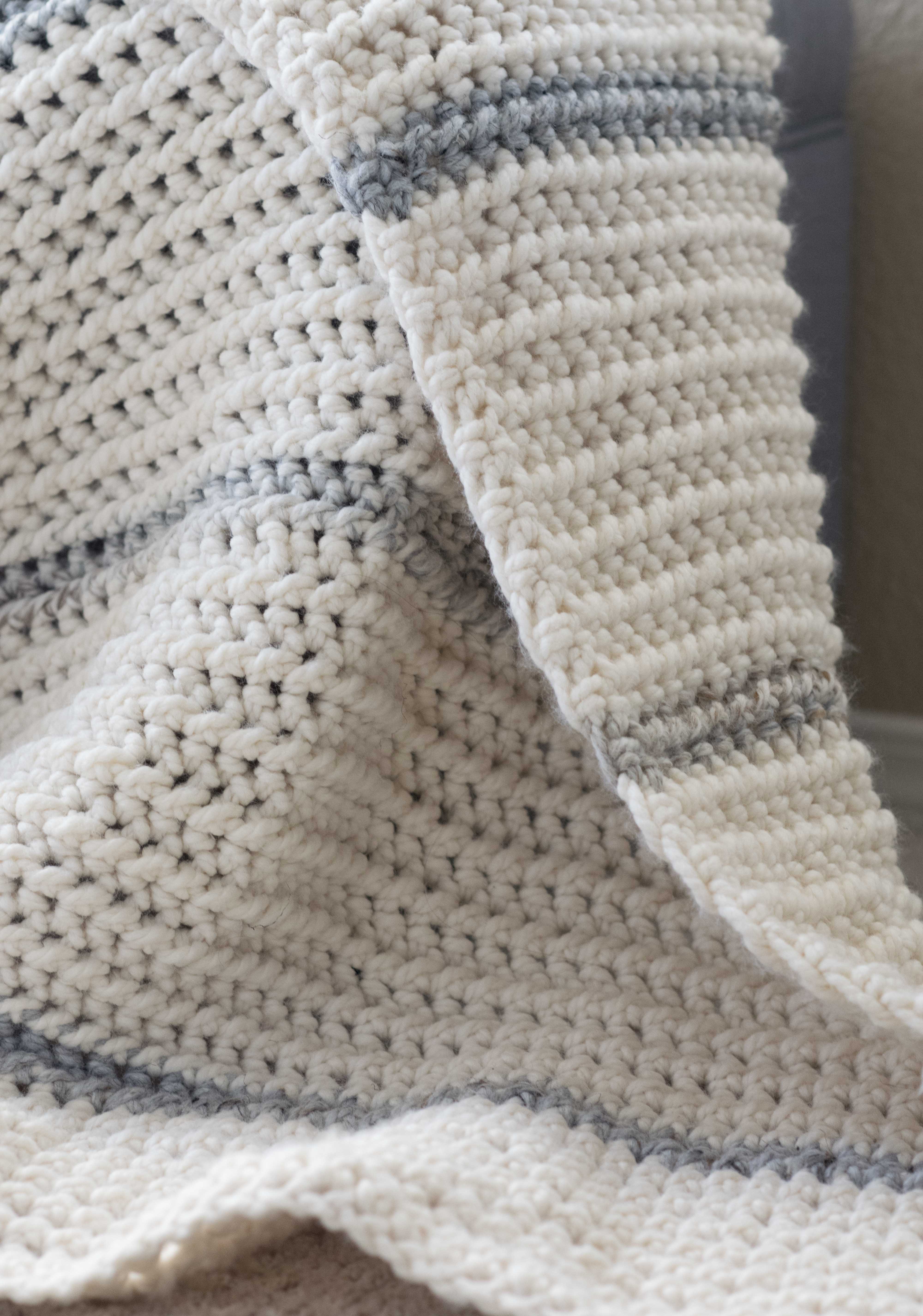 Winter Chunky Ribbed Crochet Afghan Pattern Mama In A Stitch