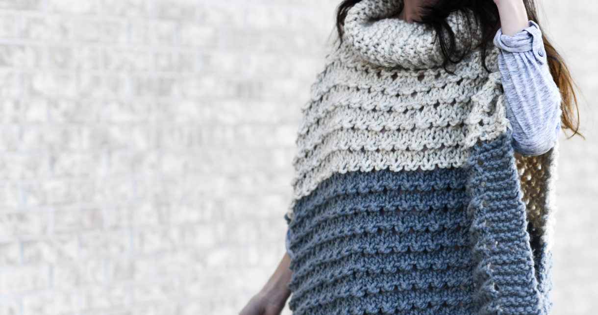knit poncho