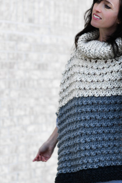 knit poncho