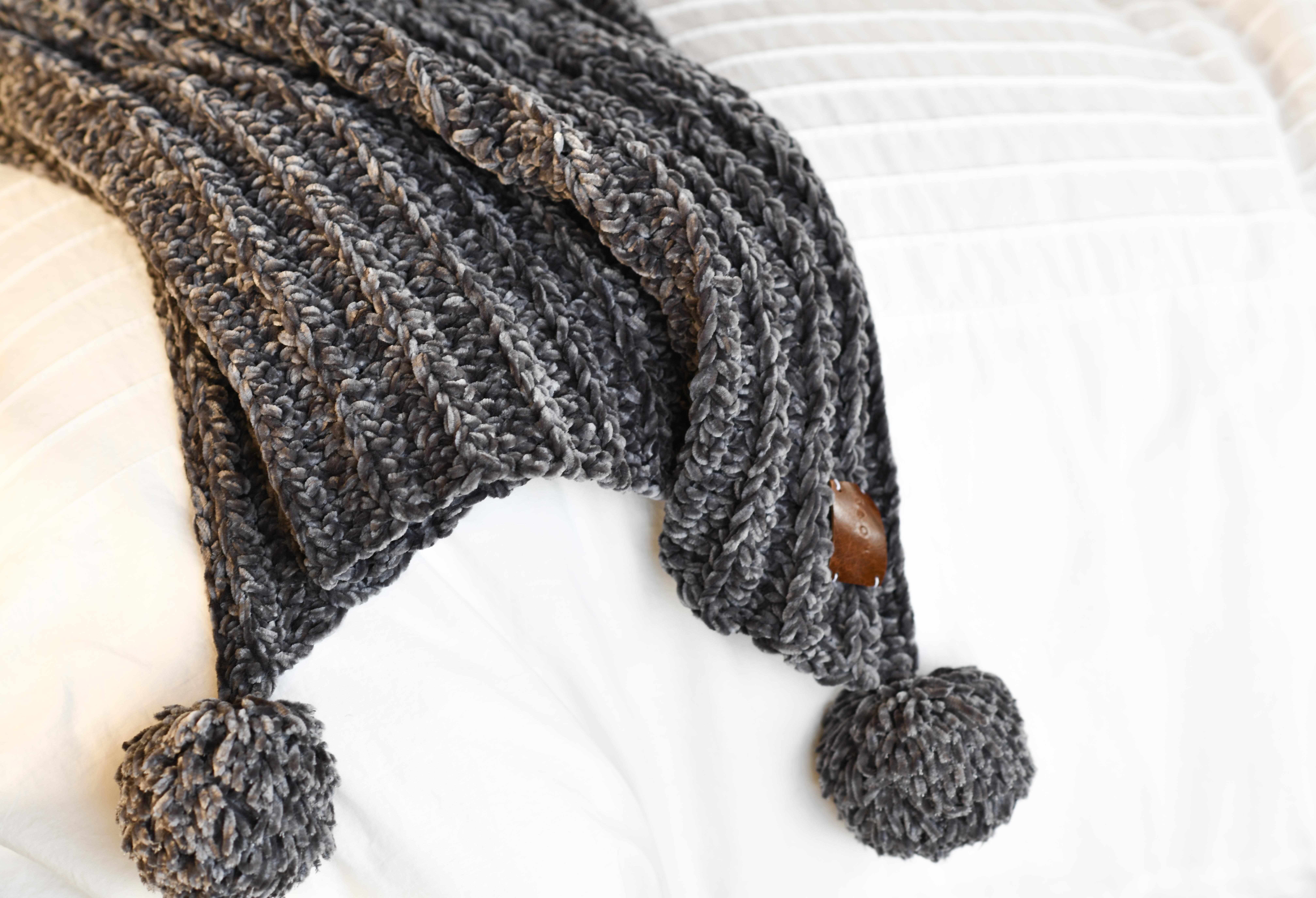 Velvet Crocheted Blanket Pattern Vel Luxe Throw Mama In