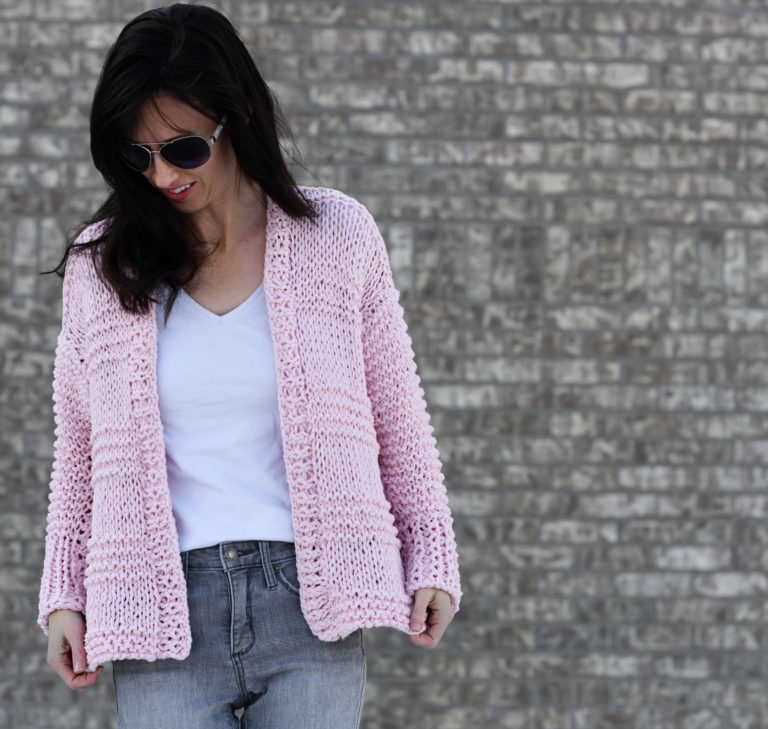Cotton Candy Easy Knit Cardigan Pattern Mama In A Stitch