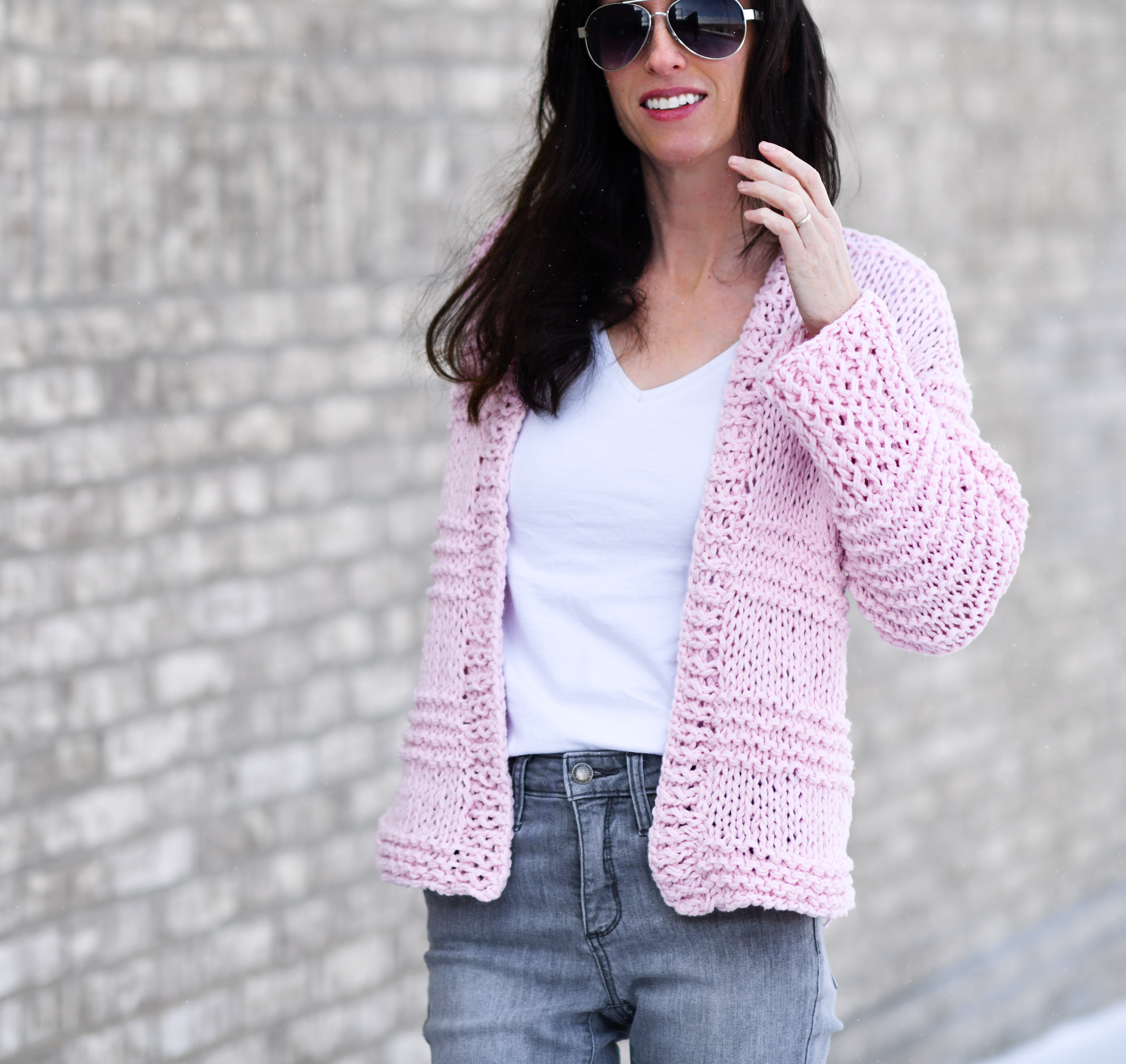 Cotton Candy Easy Knit Cardigan Pattern Mama In A Stitch