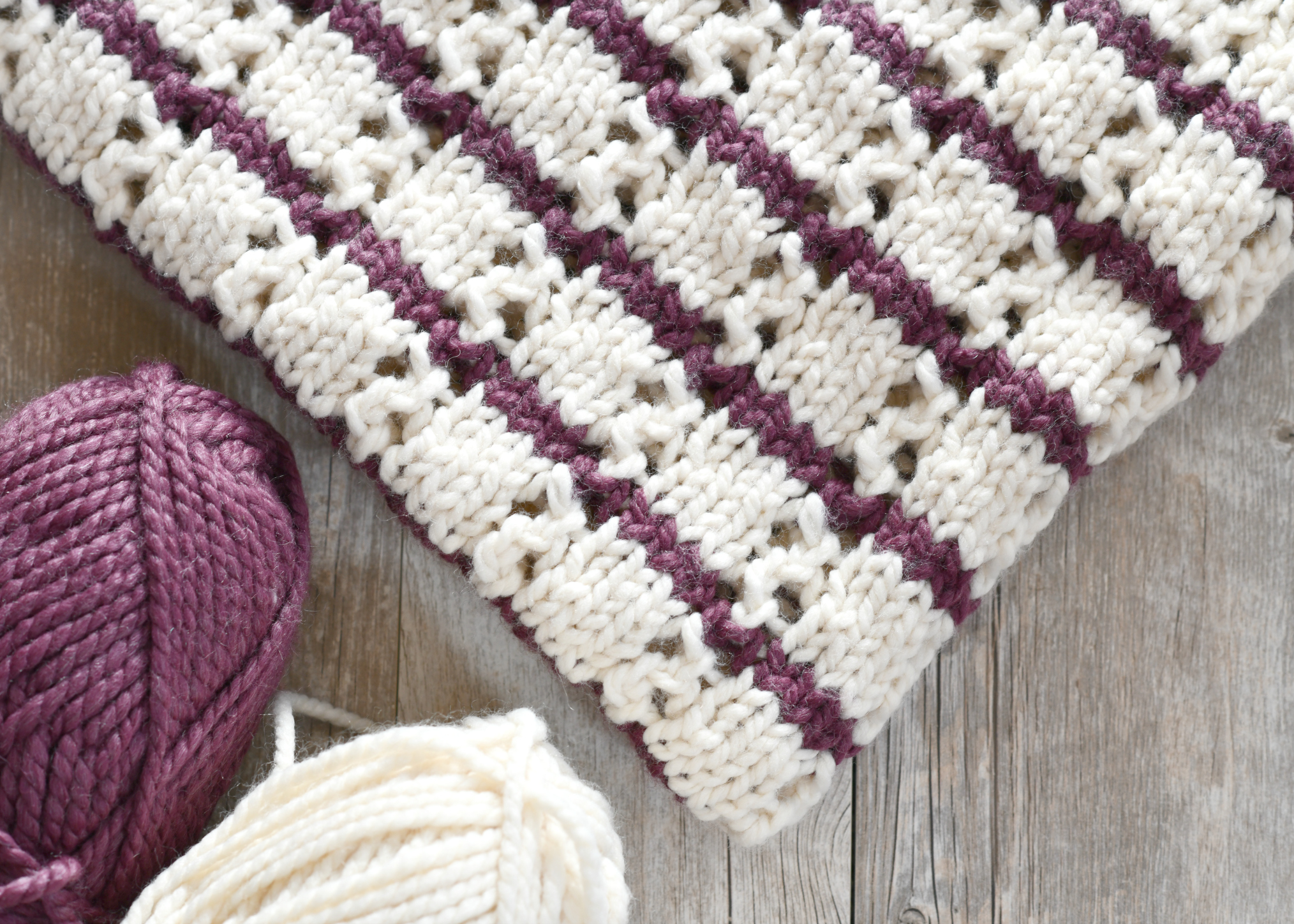 Basic knit and purl patterns