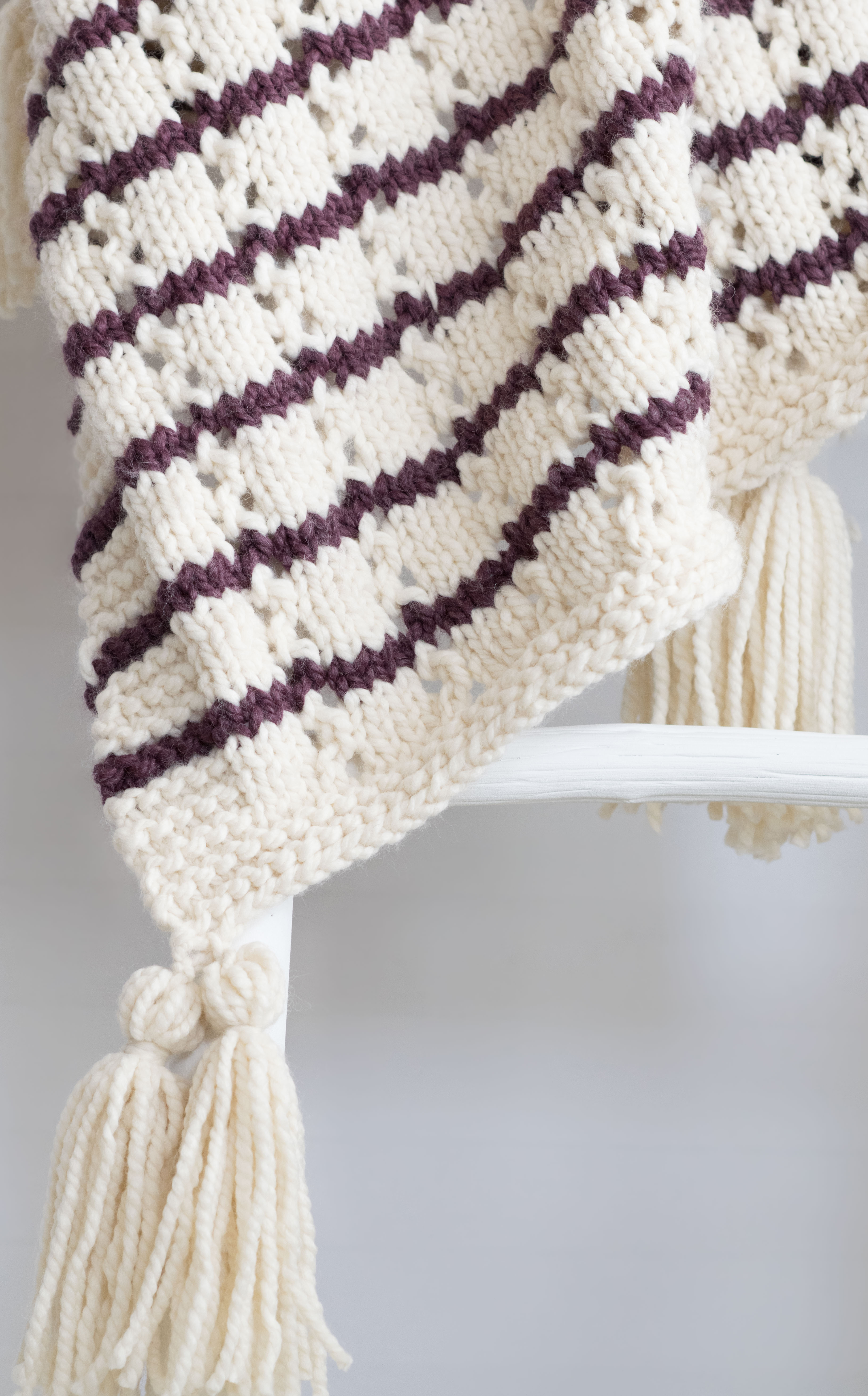 Bulky yarn afghan knitting patterns