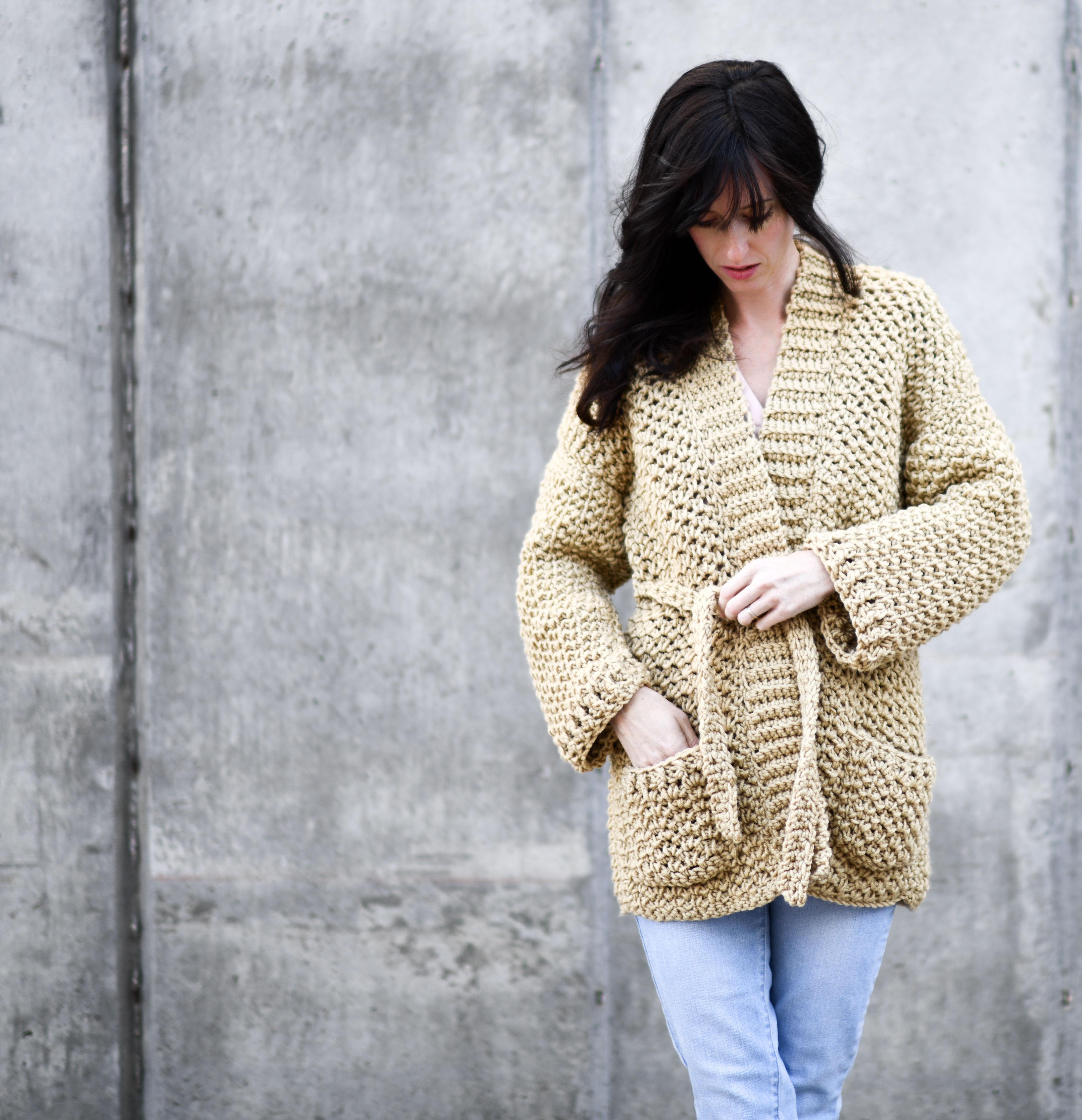 Sweater Coat Cardigan Crochet Pattern & More – Mama In A Stitch