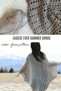 How To Crochet An Easy Summer Shrug – Mama In A Stitch