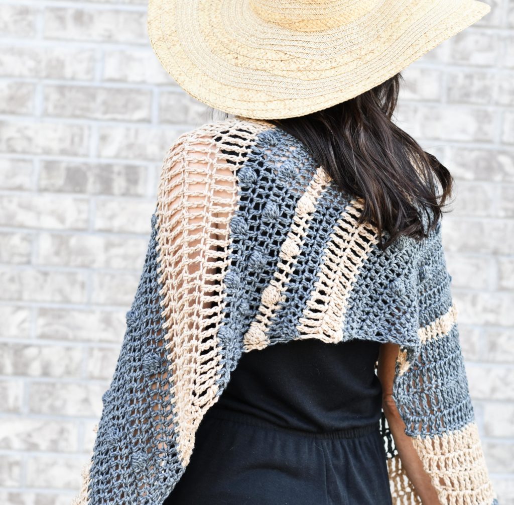 Textured Summer Shawl Crochet Pattern