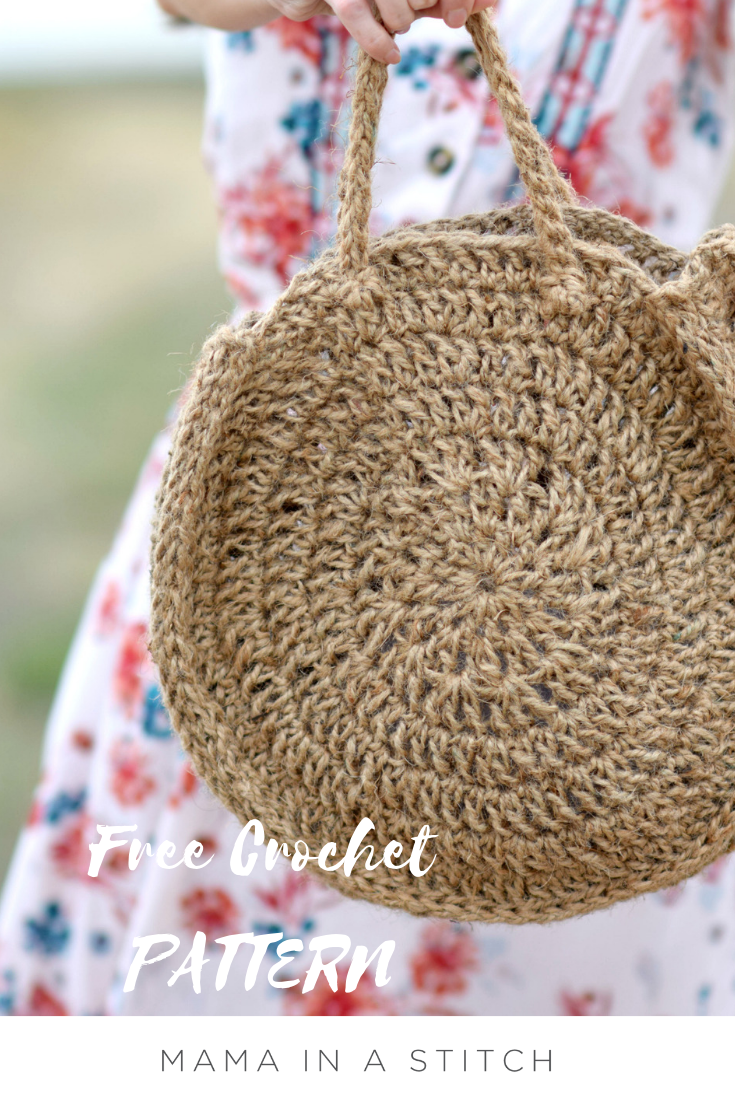 Crochet Circle Bag | Paraligo.com | Bag pattern, Crochet circles, Bags