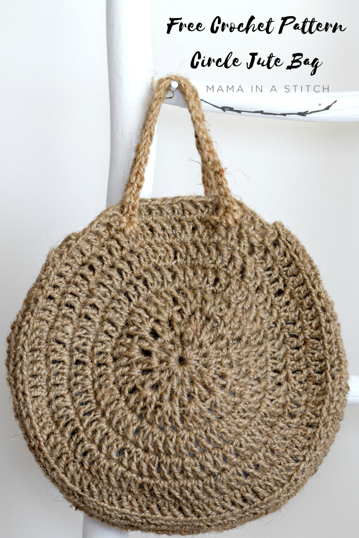 Crochet Pattern // Sturdy Circle Round Tassel Purse Bag Front Pocket  Closure // Crossbody Canteen Bag Pattern PDF - Etsy Norway