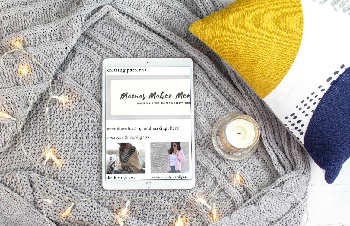 The New Mamas Maker Membership – Knitting and Crochet Printable Patterns