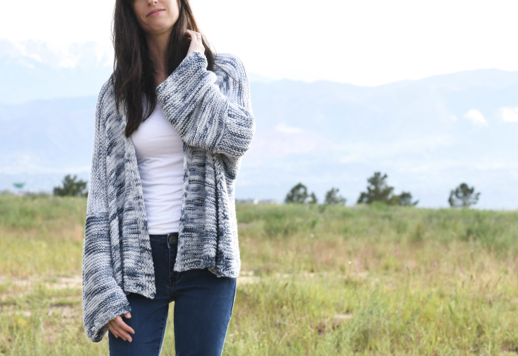 total beginner knit cardigan pattern