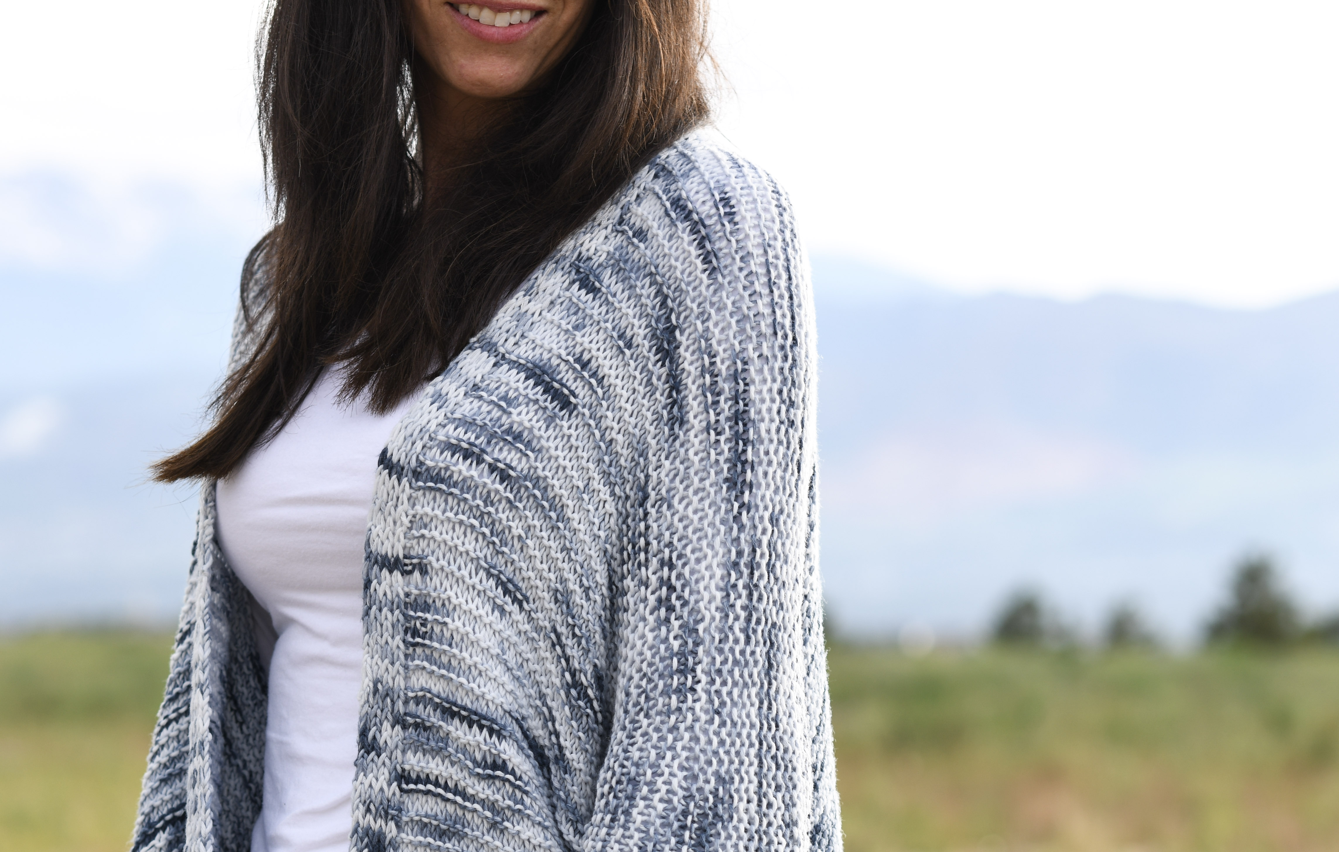 Painted Sky Comfy Shrug Beginner Sweater Pattern Mama In