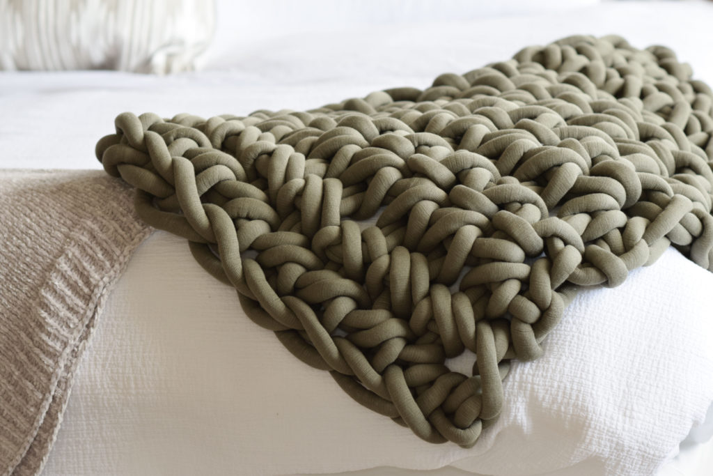 Chunkiest Big Yarn Hand Crochet Blanket