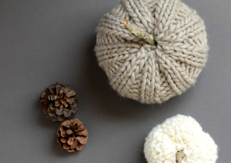 Chunky Pumpkin Free Knitting Pattern