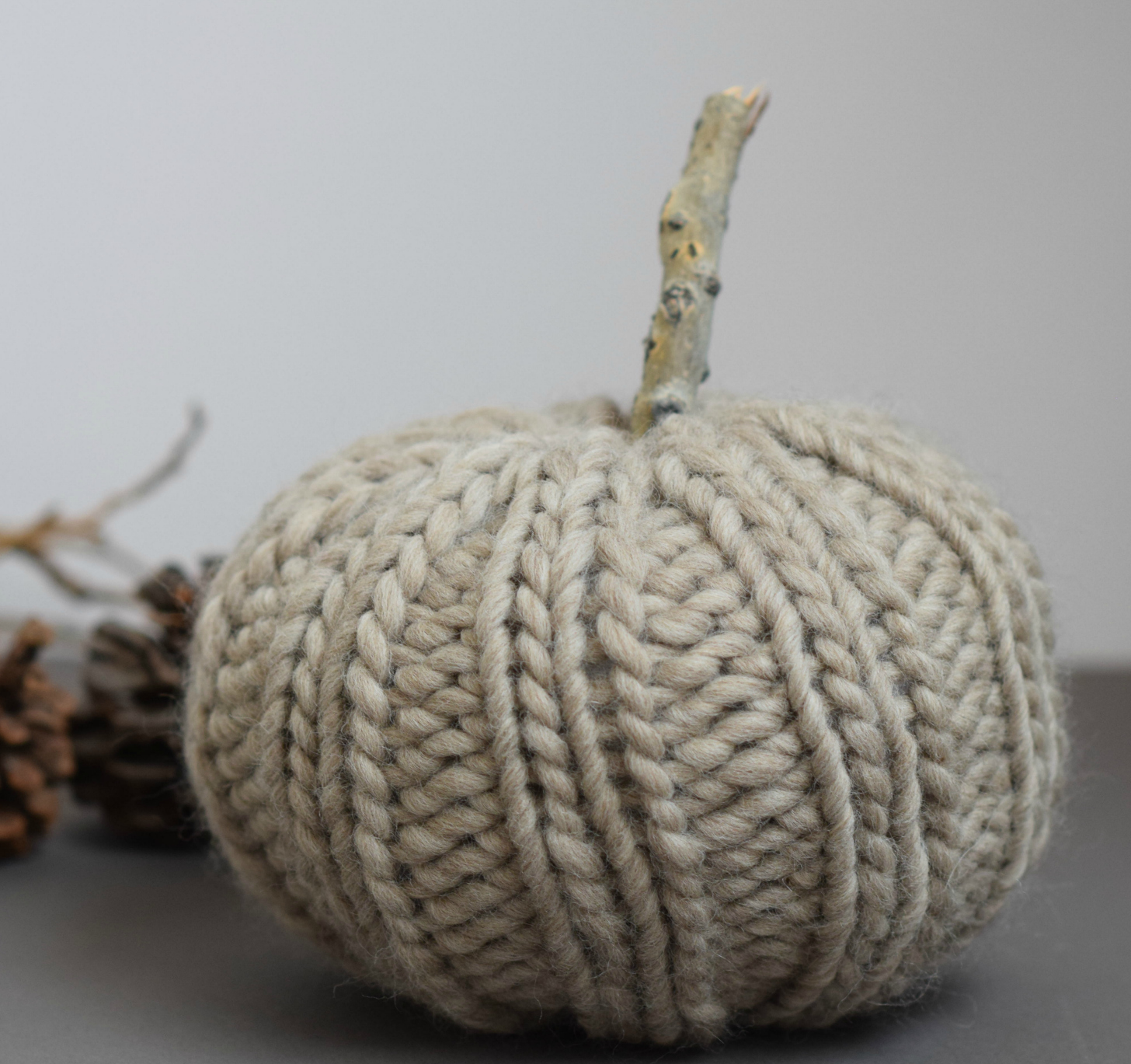 Chunky Pumpkin Free Knitting Pattern