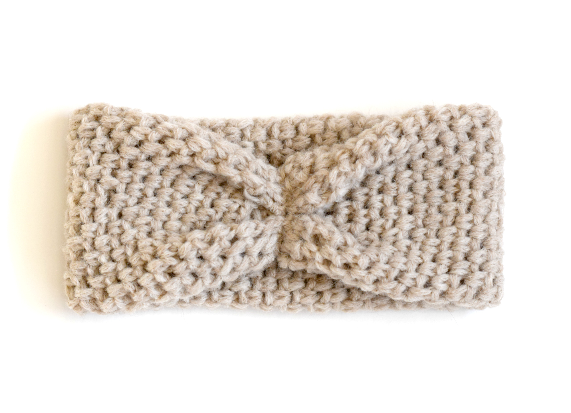 Faux Bow Easy Crochet Headband Pattern Mama In A Stitch