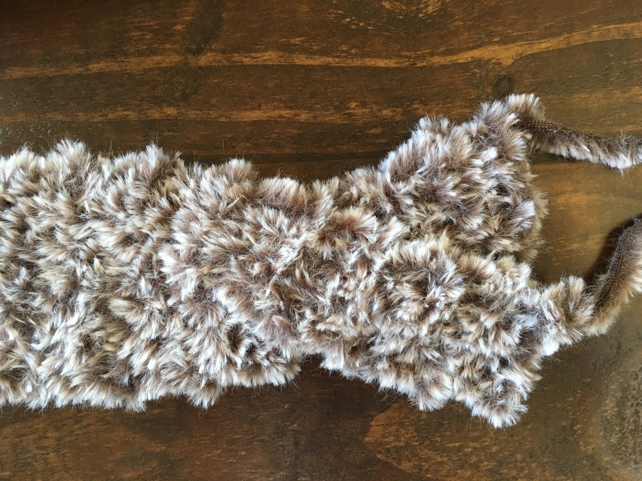 How To Crochet A Crossed Fur Headband Ear Warmer – Mama In A Stitch