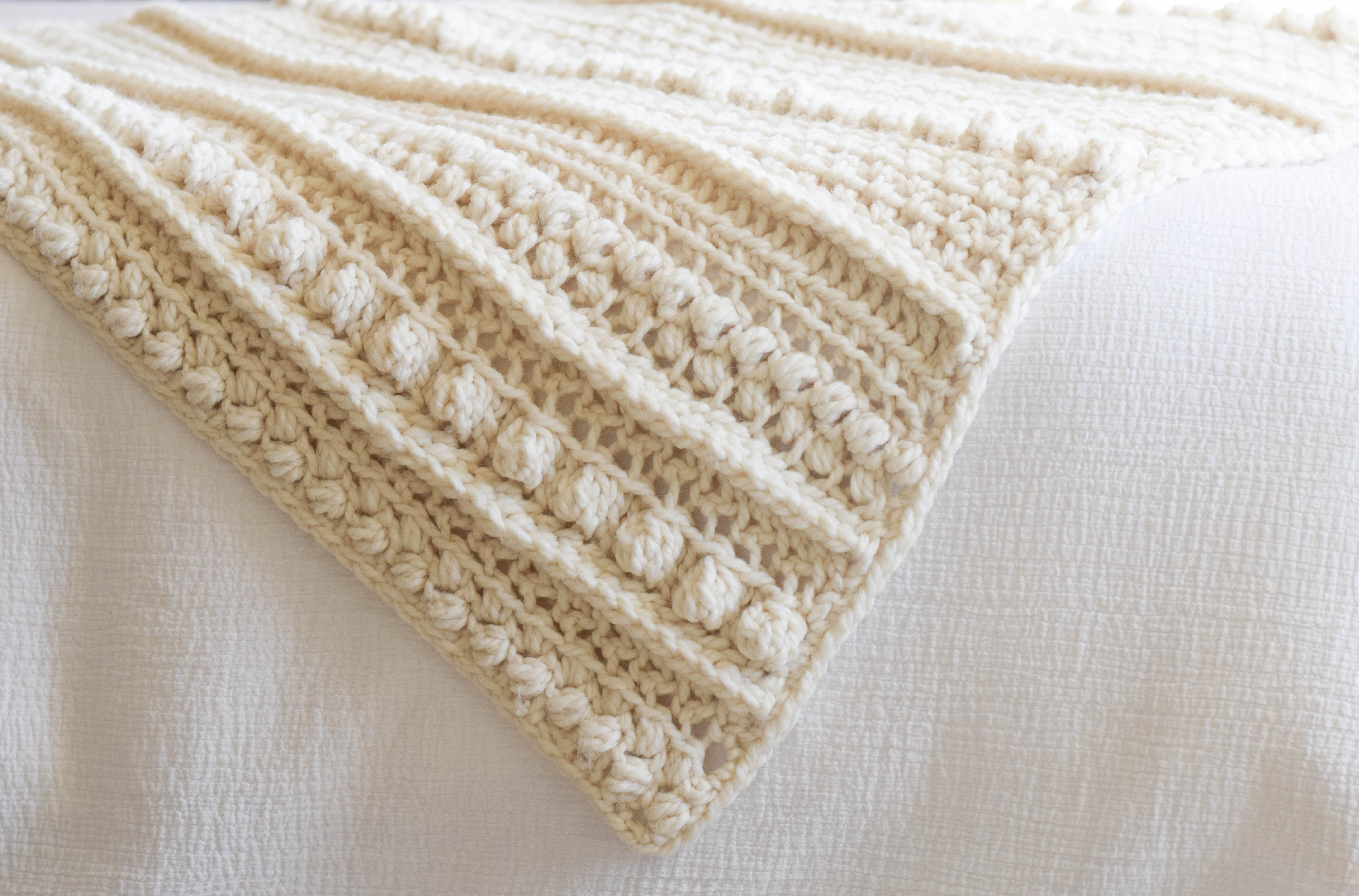 Chunky Sampler Blanket Crochet Pattern   Wintertide Throw – Mama ...