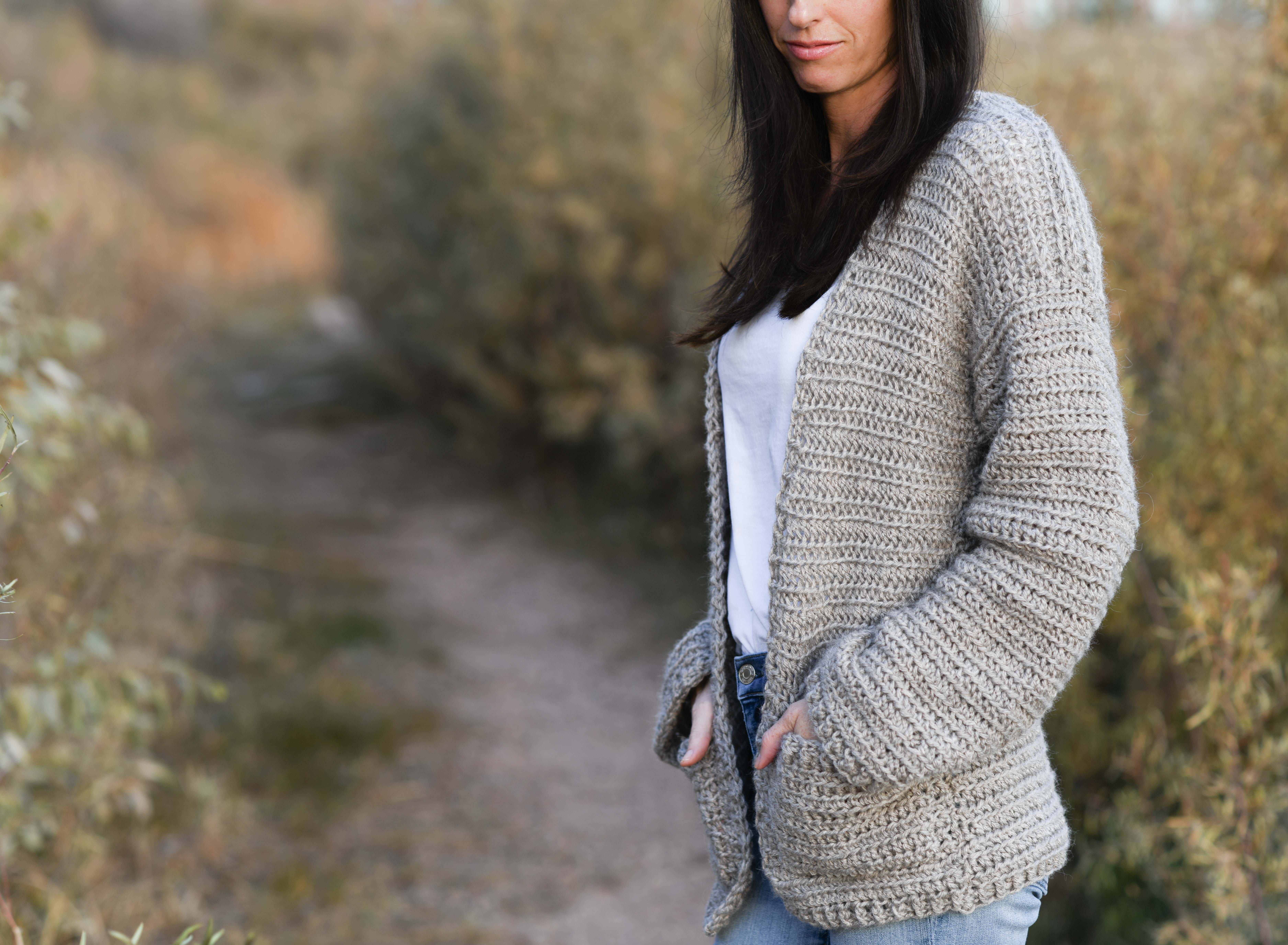Easy Crochet Sweater Pattern Boyfriend Cardigan Mama In A Stitch Easy Crochet Sweater Pattern Boyfriend Cardigan Mama In A Stitch