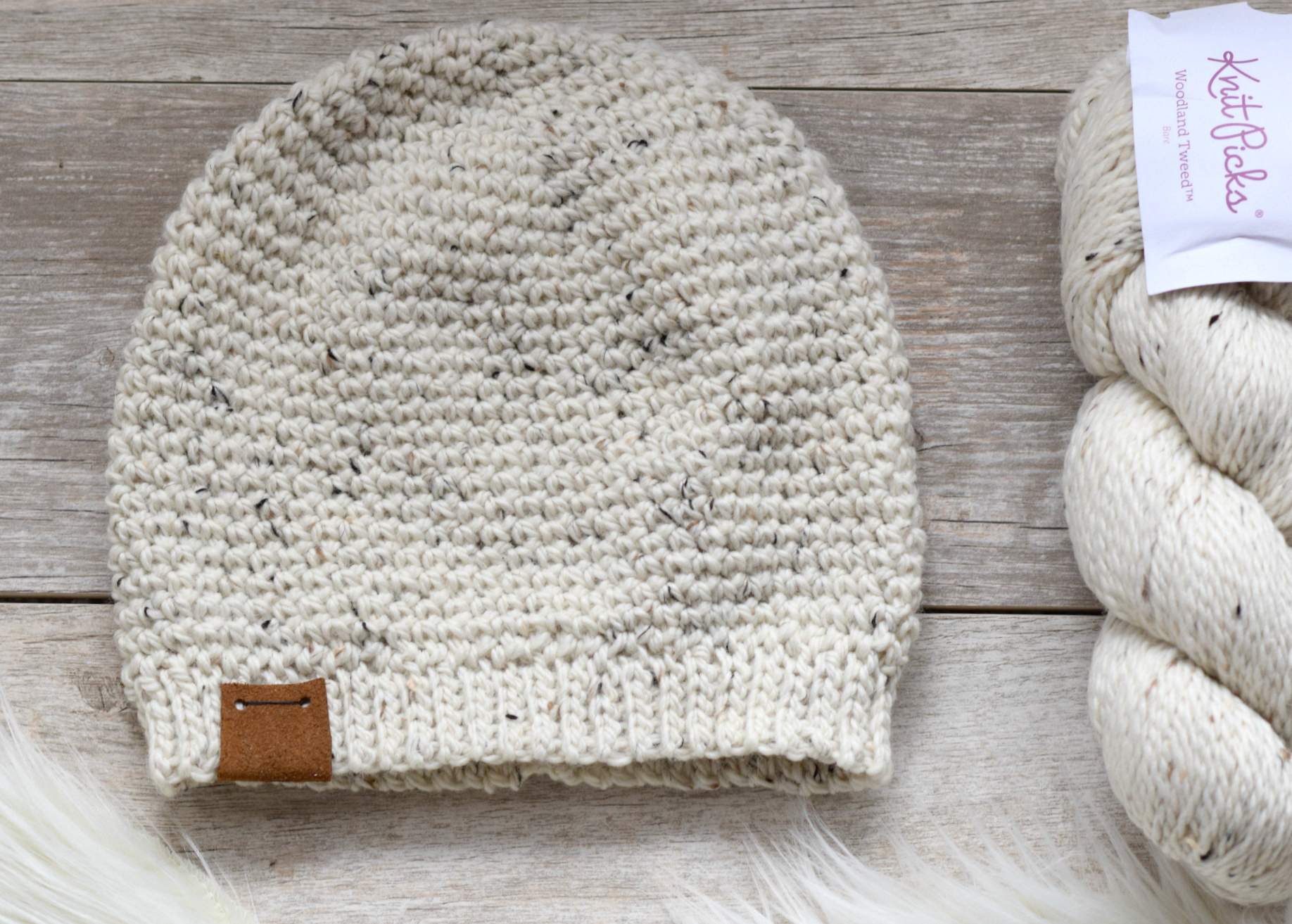 Beginner Ribbed Crochet Hat Pattern (Easy and Fast!)