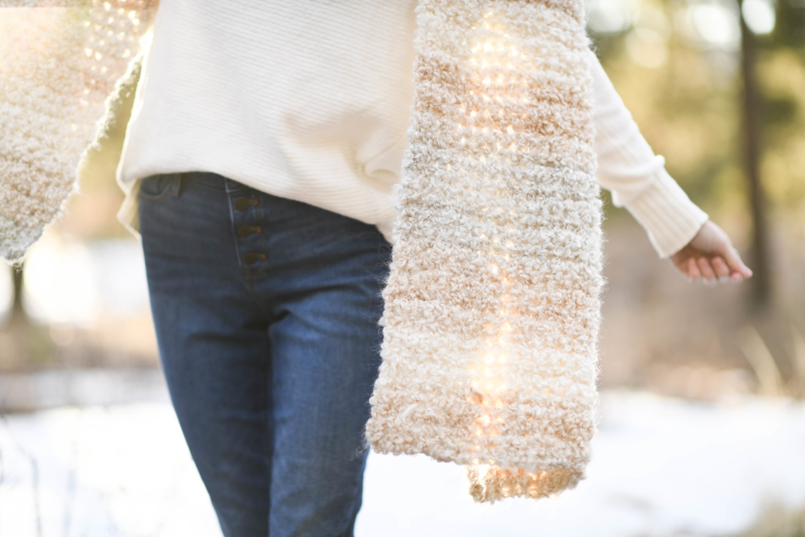 Juno Boucle Beginner Crochet Wrap Free Pattern – Mama In A Stitch