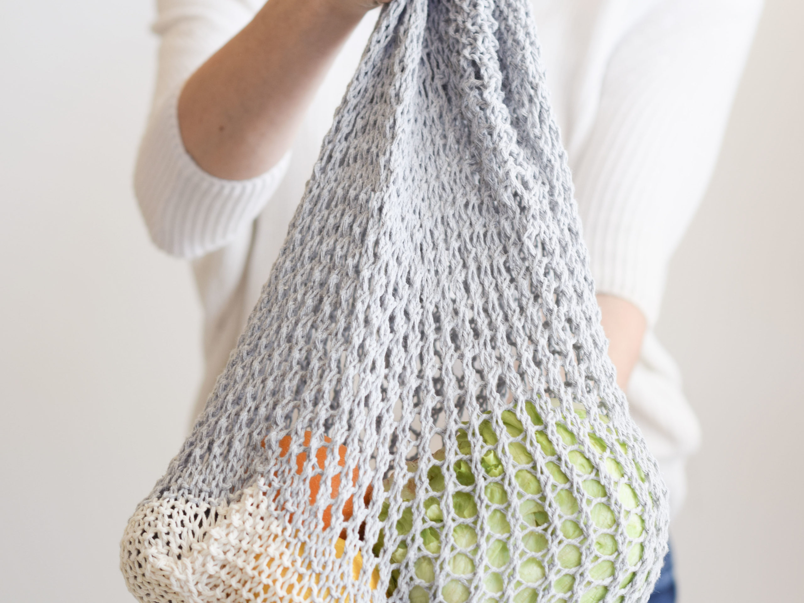 Easy Knit Tote Bags [10 FREE Patterns]