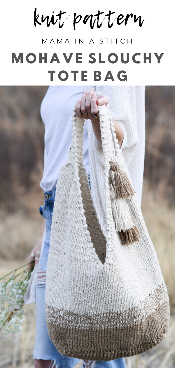 Mohave Slouchy Tote Bag Knitting Pattern