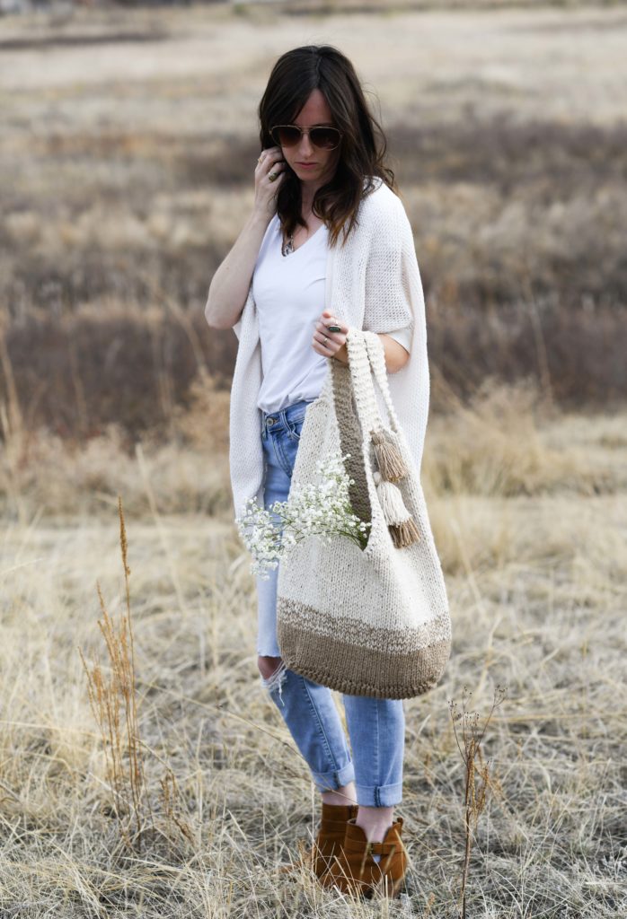 Mohave Slouchy Tote Bag Knitting Pattern – Mama In A Stitch