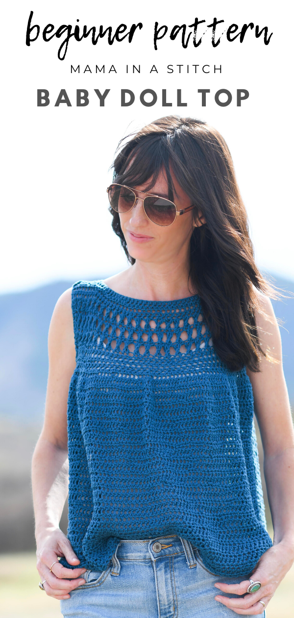 Summer Vacation Easy Crocheted Top Pattern