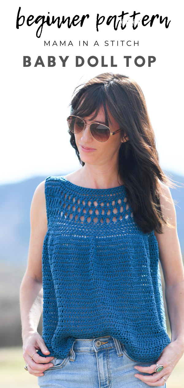 Summer Vacation Easy Crocheted Top Pattern – Mama In A Stitch