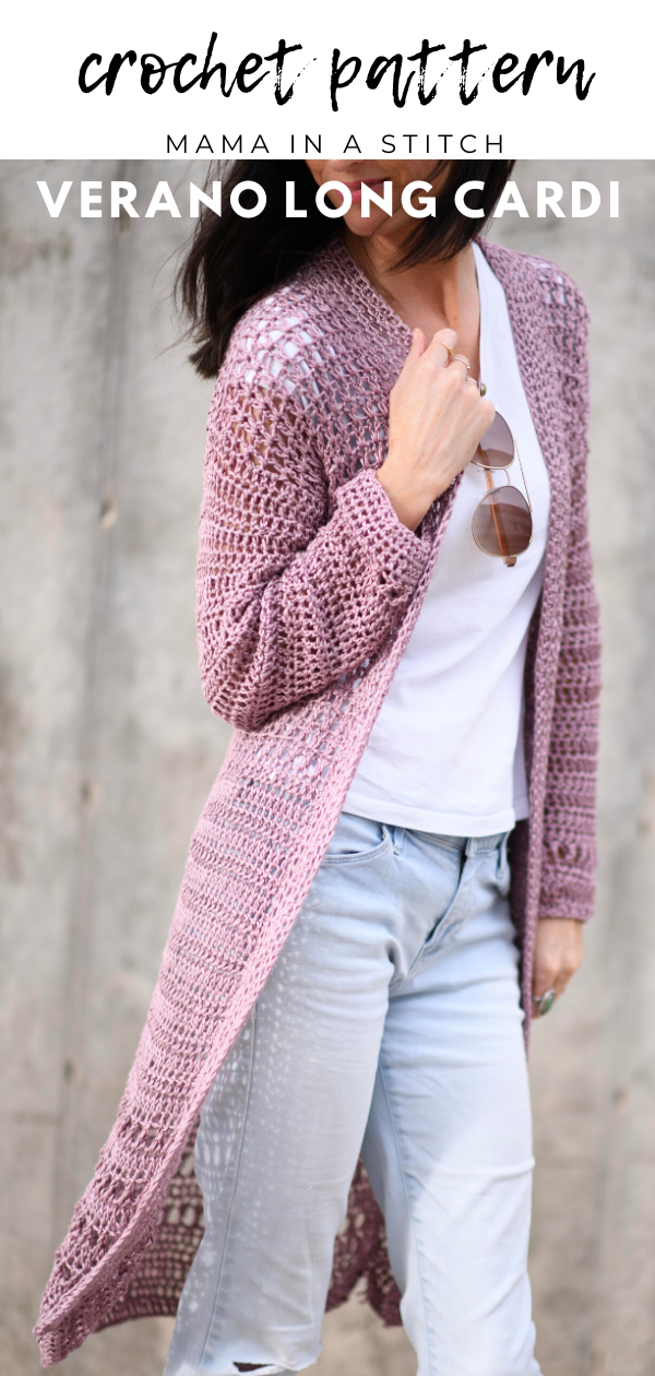 Verano Longline Cardigan Pattern