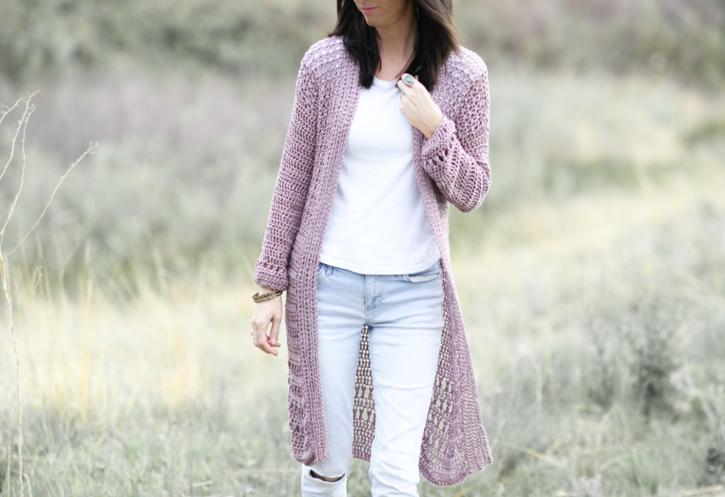 Light Cardigan Sweater Crochet Pattern