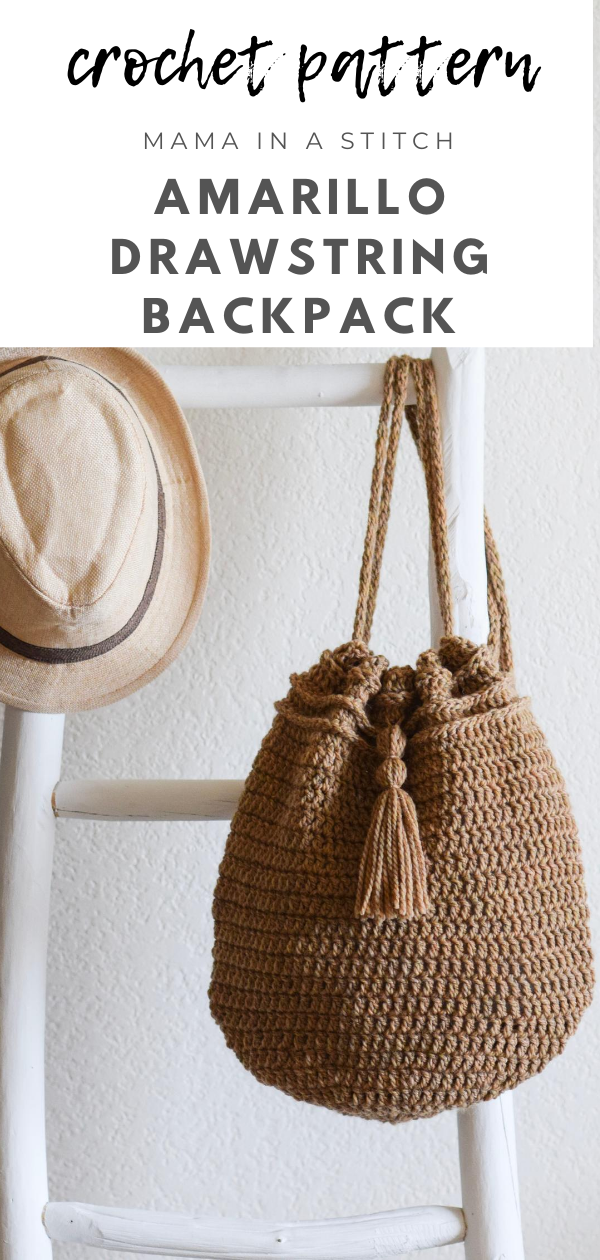 How To Crochet A Drawstring Backpack