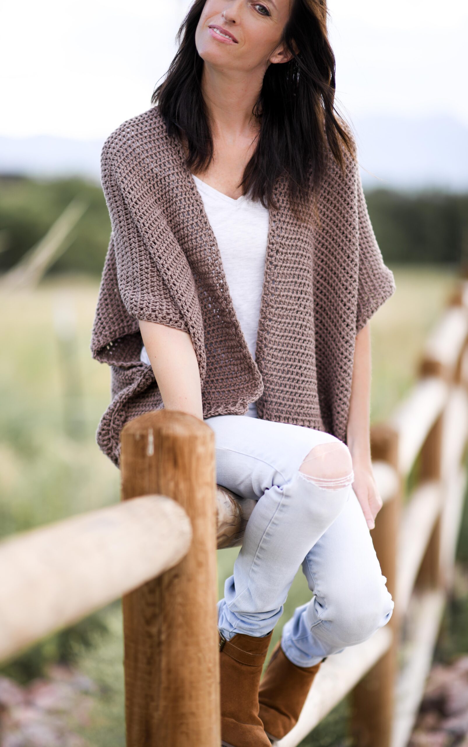 Vail Topper – Easy Crocheted Cardigan Pattern