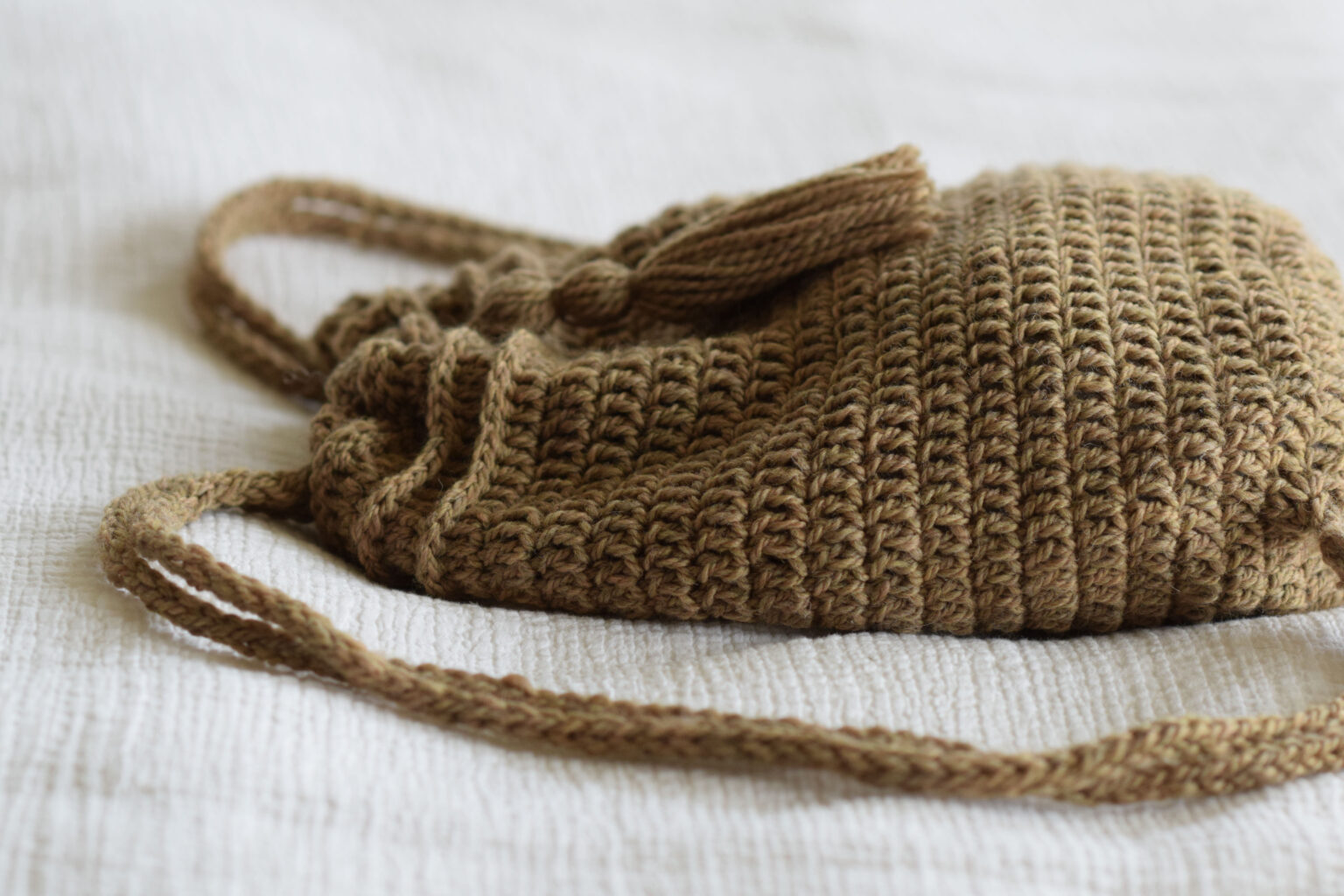 How To Crochet A Drawstring Backpack Mama In A Stitch