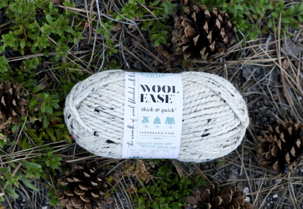 Wool Ease Lion Brand yarn in Oatmeal