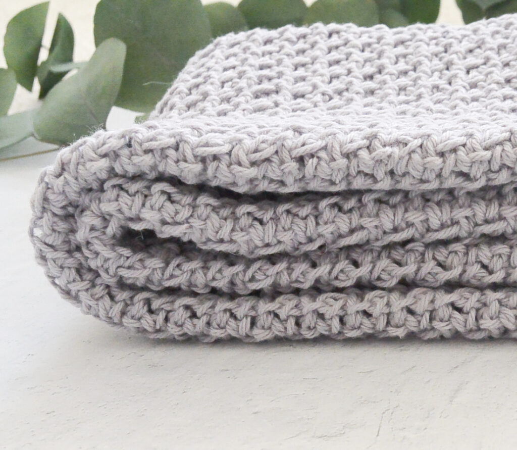 Basic Keyhole Kitchen Towel - Free Crochet Hand Towel Pattern - A