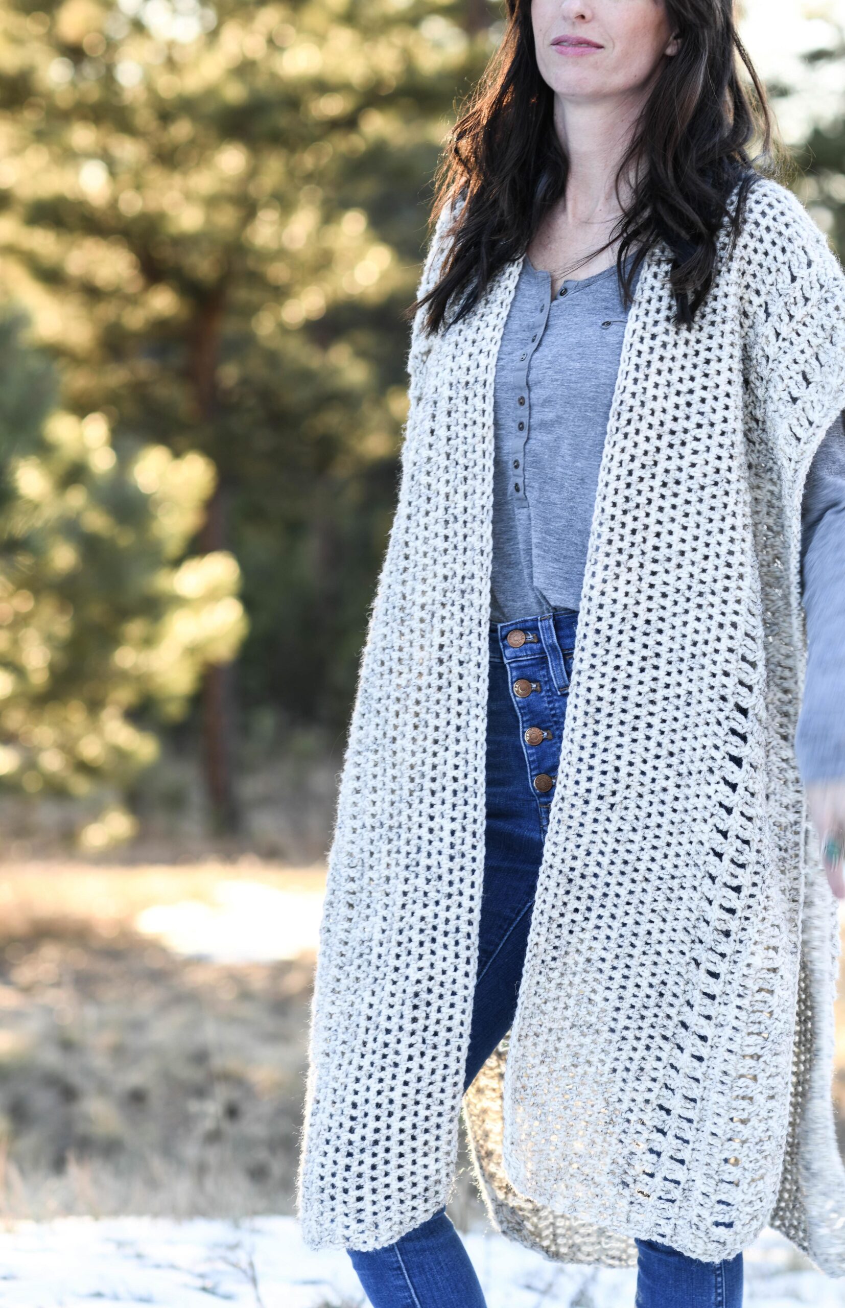 Winterfest Ruana Crochet Pattern