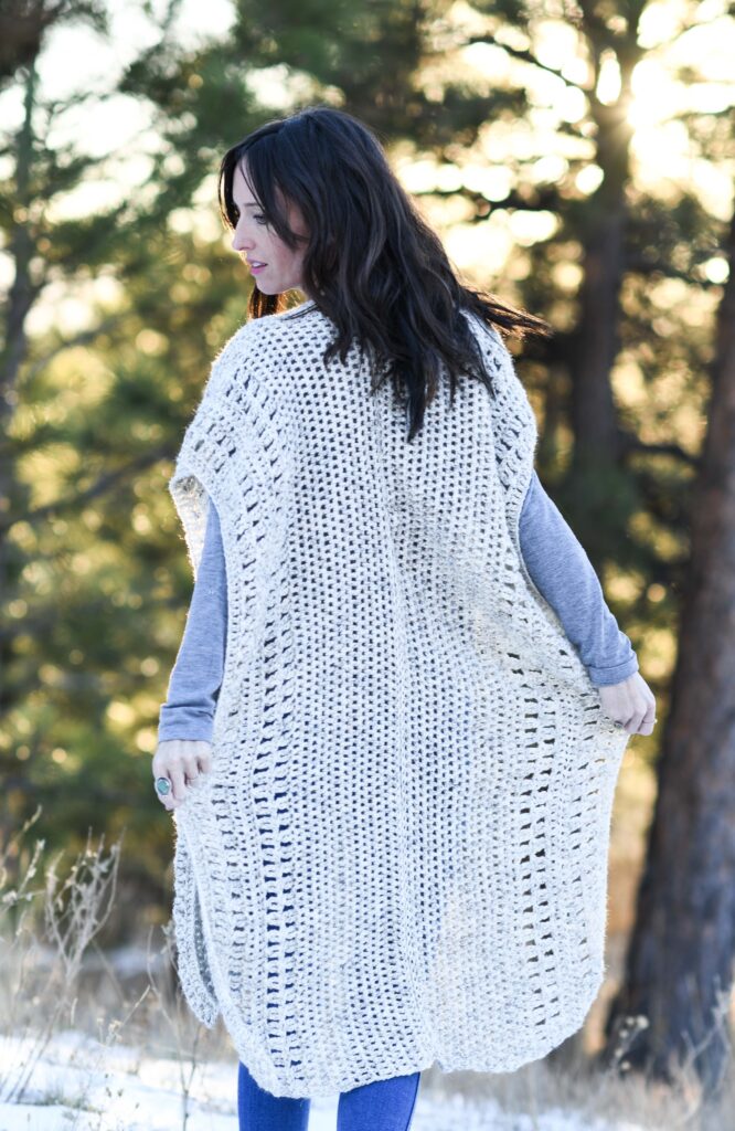 Winterfest Ruana Crochet Pattern – Mama In A Stitch