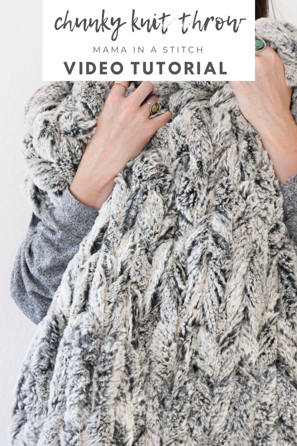 How To Arm Knit A Chunky Blanket