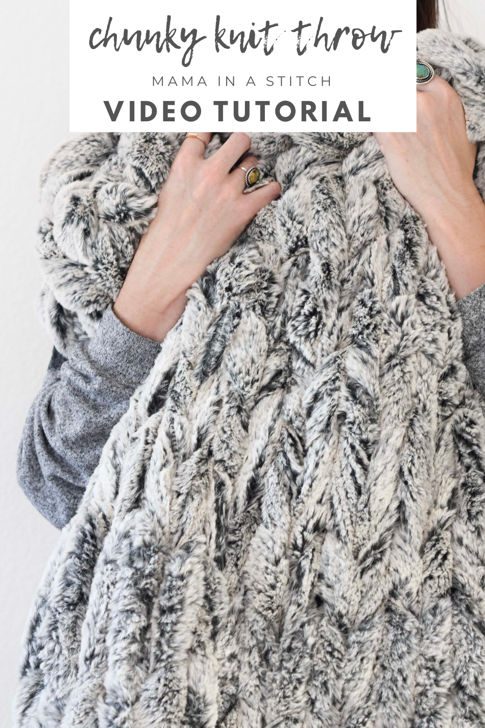 How to Make a Chunky Knit Blanket After You Fail at Arm Knitting