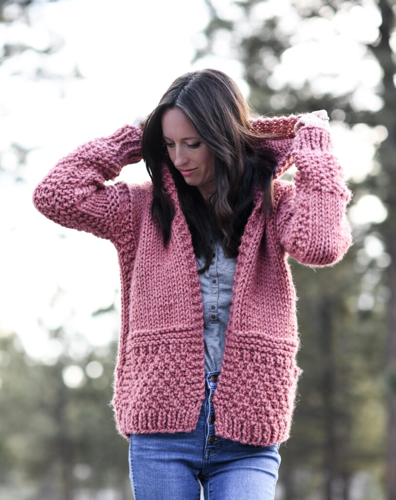 Cozy Sherpa Pullover Knitting Pattern – Mama In A Stitch