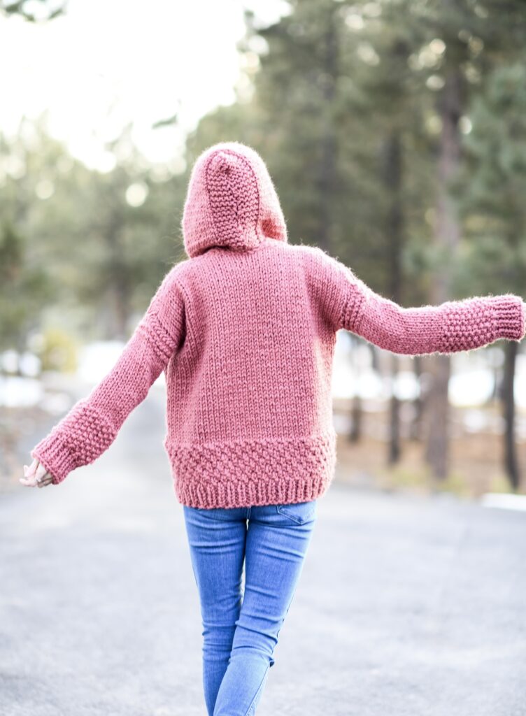 Hoodie Knitting Pattern