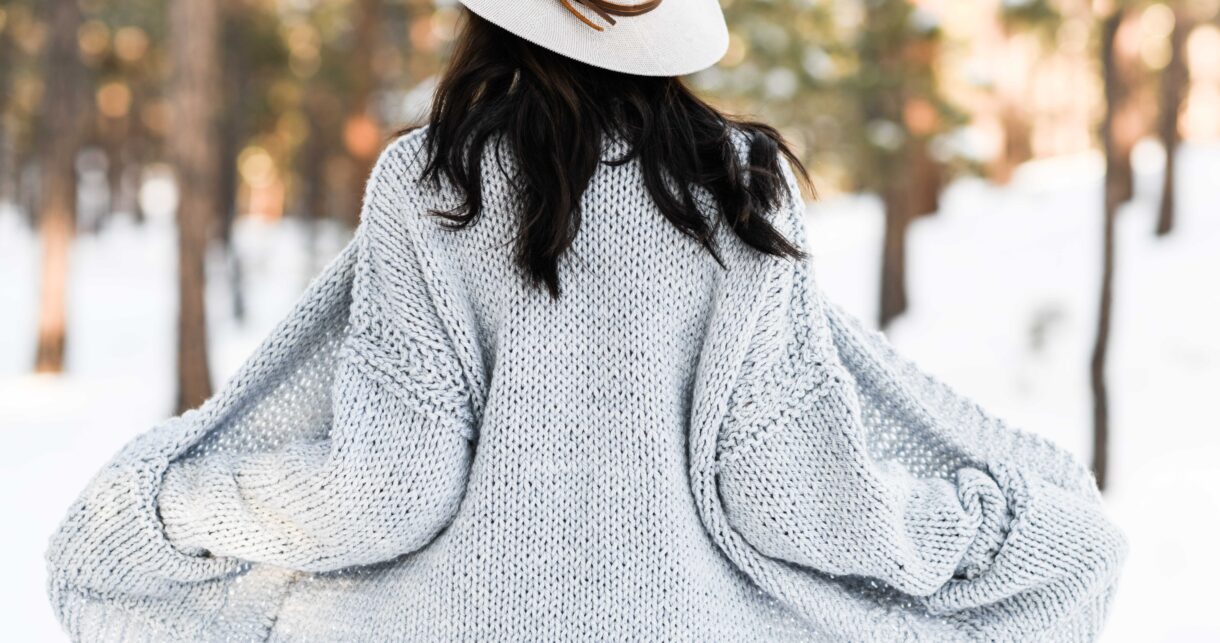 chunky cozy cardigan