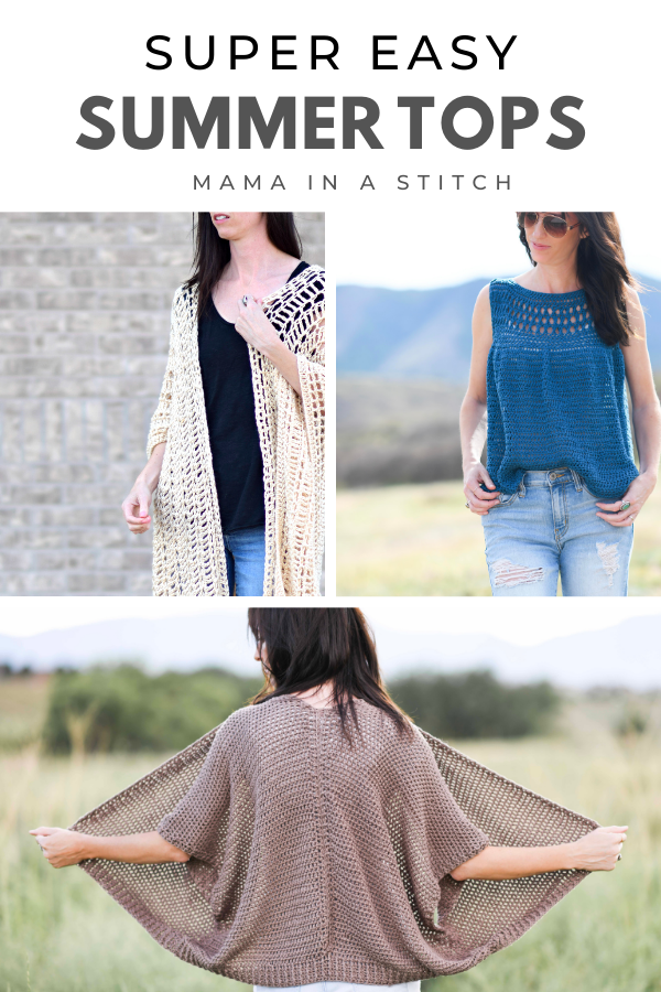 Easy Knit & Crochet Summer Tops